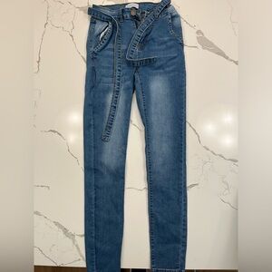 BAMBOO Straight Leg Jeans Size 1/2